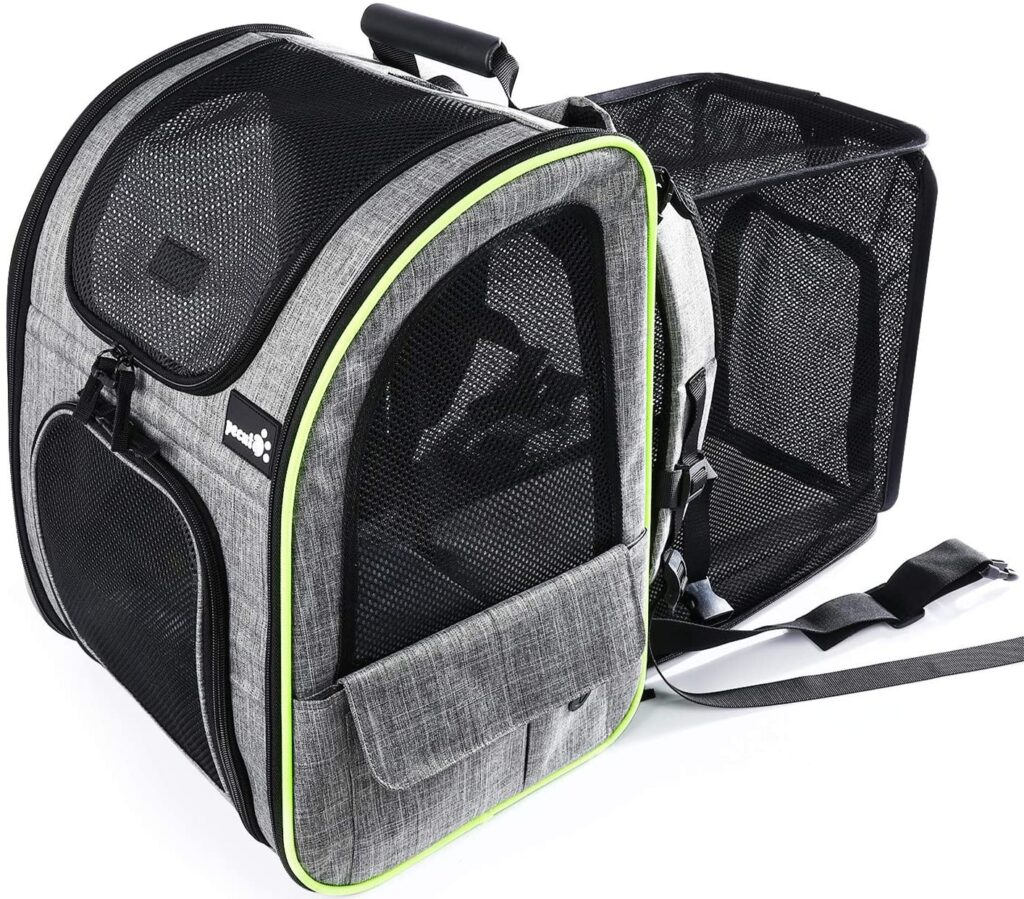 Expandable cat backpack